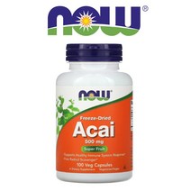 나우푸드 아사이베리 500mg Acai Berry 100 베지캡슐