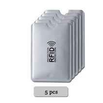 안티 Rfid 카드 홀더 NFC 차단 리더 잠금 Id 은행 학생 ID 지갑 여권 보호기 알루미늄