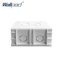 매립형 콘센트 브라질 벽 소켓 월패드 흰색 강화 유리 플러그 핀 구멍 전원 콘센트, Wall Box Only, 04 Wall Box Only