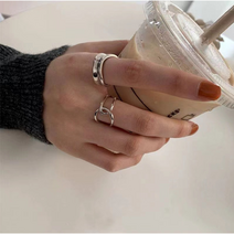 향매몰 꼬임 & 웨이브 포인트 링 반지