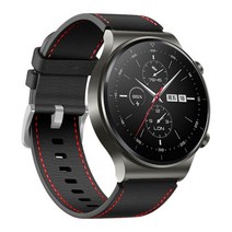 huawei watch gt 2 progt 2e 스트랩 가죽 시계 밴드 팔찌에 대한 정품 가죽 밴드 공식 스타일 교체