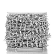 목걸이연장줄 Semitree-스테인레스 스틸 리프 체인 목걸이 부품 1 미터 DIY 팔찌 수공예 발찌 쥬얼리 액세서리 만들기, [01] steel color