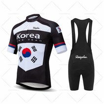 싸이클복 자전거 유니폼 기모싸이클복2022 Raphaful 한국 자전거 팀 타는 땀복 세트 여름 아웃도어 스타일