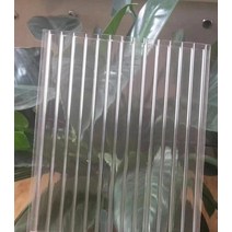 복층 폴리카보네이트 지붕 렉산 아크릴 투명 가림막, 투명색 4MM 크기(2.1mX6m)