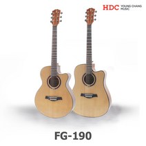 영창 피닉스 어쿠스틱기타 FG-190 통기타 포크기타 컷어웨이, FG-190D