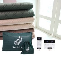 텐드리 스마트 워셔블 탄소매트 캠핑 전기요 침대 전기매트 싱글 더블, 포레스트그린 더블(전체난방)