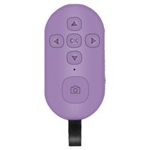 카메라릴리즈 셔터릴리즈 충전식 블루투스 호환 무선 컨트롤러 셀프 타이머 원격 제어 카메라 스틱 셔터 릴, 03 Purple, 1개