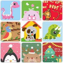 그림그리기 팝아트 명화 유화 미술놀이 캔버스액자, 원숭이