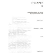 간디 자서전, 지식을만드는지식, 모한다스 간디 저/김선근 역