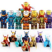 레고호환 아이언맨 세트 모음 어벤져스 호환 미니피규어, 6번 아이언맨 VER.8 8종 세트