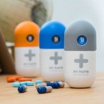 [천삼백케이] [스마트메디캡] 365안심약병(3개 SET), 블루1 + 그레이2