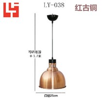 푸드워머 음식 가열램프 식품 뷔페 가열 조명 보온등 레스토랑 음식데우기, 구경 25cm 레드 고동( 고정라인)