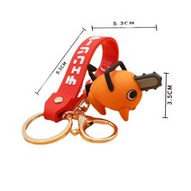 전기톱 직소기 전기 톱 남자 포치타 키 체인 기계마의 날 애니메이션 게임 만화 가방 자동차 작은 매력 어린이 장난감 크리스마스 선물, [04] 4