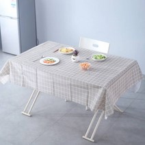 야외테이블보 감성캠핑테이블보 차박준비물, 그레이