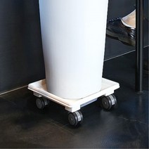 물받이그릇 거실 이동식 사각화분받침 깔끔 관공서 임원실 심플 로비, 블랙