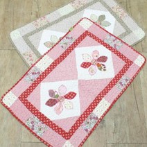 코디 퀼트 러그 발매트 2장 SET 카키, 카키(khaki)