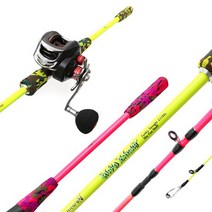 형광 루어대 쭈꾸미루어대 갑오징어루어대 낚싯대 선상루어대 쭈꾸미낚싯대 여자낚싯대 핑크낚싯대 옐로우낚싯대 베이트용릴시트 선상낚시 C165XL C175XL 핑크 옐로우 선택1, C165XL핑크