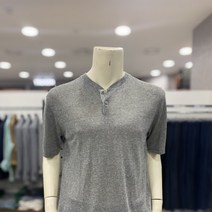 레노마 옴므 변형 라운드 반팔 니트 RKJMKT53A