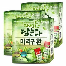 미역귀환 스틱 30포 x 3g x 3박스, 3개