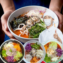 먹사부 물회 육수 소스 전복 한치 해물 육회 오징어 밀키트 단품 야채 세트 맛집 양념 재료 택배 강원도 동해, 2. 한치물회세트, 2개