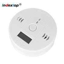 lcd co sensor 단독으로 내장 85db 사이렌 소리 독립 일산화탄소 중독 경고 경보 감지기, 하얀