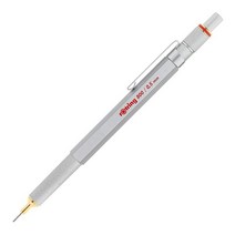 Rotring 800 샤프 펜슬 0.5 mm 블랙 베를 (1904447), Silver_0.7mm