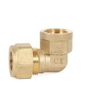 천일금속 RJ 조인트 1001 동링조인트 밸브소켓 수전엘보 15A (15.88) 동관 몰코 수파이프 연결부속, RJ수전엘보 15A(15.88)