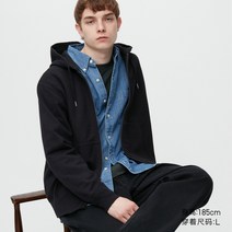 유니클로 남성/여성 후드 지퍼 스웻셔츠 (긴팔 스포츠웨어) 450189 UNIQLO