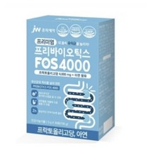 JW중외제약 프리미엄 프리바이오틱스 FOS 4000 플러스 아연 프락토올리고당 유산균, 30포, 7박스