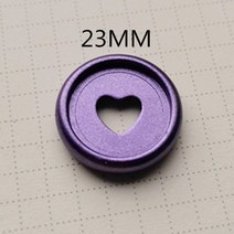 새로운 반투명 플라스틱 바인딩 링 100PCS23MM 버섯 구멍 노트북 반투명 버튼 DIY 바인딩 버튼 바인딩 CD, 04 보라색