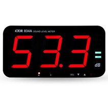 소음측정기 Victor 834a vc834a 고정밀 벽걸이 형 데시벨 테스터 산업용 소음 측정기 테스트 가정용 소음 측정기