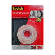 3M 초강력 VHB 양면테이프 cat.5140 18mm X 4m, 1개