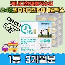 활력 하루 멀티 비타민 미네랄 맥스 현대인 캐나다 비타민A B1 B2 비오틴 나이아신 베타카로틴 엽산 판토텐산 아연 면역 요오드 셀레늄 다양한 영양소 에너지 생성 눈 뼈 건강