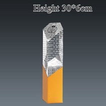 트로피 미니 우승 시상식 졸업 골프 축구 트로피 신제품 고급 메탈 골드 실버 구리 크리스탈 트로피 레터, 20 U 1pc