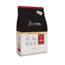 네츄럴코어 바이오나 유기농 가수분해 유산균 저알러지 사료 연어 & 현미 1.2KG (네츄럴코어 간식 1개 증정) / 네츄럴코어 바이오나 사료 공식판매점