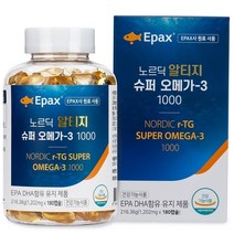 [마더네스트] EPAX 노르딕 알티지 슈퍼 오메가-3 1000 180캡슐(6개월분), 1통, 60캡슐