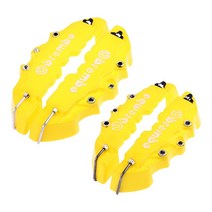 4PCS 디스크 브레이크 캘리퍼스 자동차 커버 전면 및 후면 키트 범용, 01 YL, 01 YL, 01 YL