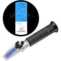 Distillery Refractometer 알코올 0-80% v/v 휴대용 굴절계 알코올 측정기 주류 알코올 함량 테스터 주류 위스키, CHINA|Mode 2