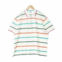 라코스테스포츠 화이트 스트라이프 면 PK셔츠 남자 XL [120] 8798