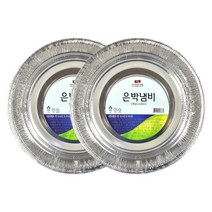 삼아 알루미늄 은박 원형냄비용기 2600ml 5P+5p 캠핑 피크닉 일회용 용기, 단품, 단품