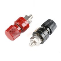 접지터미널 어스단자 바나나잭 구미 전원 8MM 6MM, 4-레드단자8mm, 본상품선택