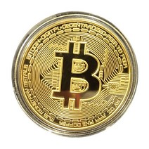 주화 금도금 비트코인 ​​코인 소장용 아트 컬렉션 선물 물리적 물리적 금 기념 라운드 수집가 코인, 협력사, 1PCS 골든