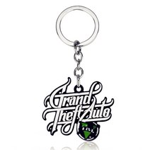 뜨거운 게임 ps4 gta 5 그랜드 도난 자동 키 체인 팬용 키 체인 xbox pc rockstar 키 링 홀더 4.5cm jewelry llaveros jewellry, 2