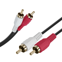 RCA 2선 케이블 2RCA M to M 50cm~10M, 50cm