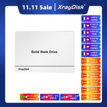 xraydisk sata3 ssd 흰색 120gb 128gb 240gb 256gb 480gb 512gb 1tb 2.5노트북용 내부 솔리드 스테이트 드라이브amp데스크탑, SSD-2TB