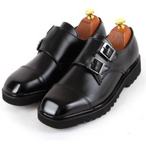 남성 더블 몽크 스트랩 구두 신사화 고급 정장화 슈즈