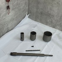 콘크리트구멍 콘크리트 시멘트 구멍 뚫기 홀쏘 커터 세트, 색상:[색상]본상품