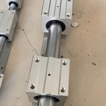 리니어 가이드 SBR 선형 가이드 유닛 2 세트 12mm 레일 300mm 길이 4 개 SBR 알루미늄 지원 광축 슬라이드 레일 선형 가이드 정밀 목공 슬라이드 슬라이딩 테이블 위치 지정 원통형 트랙 슬라이더 세트, SBR25-2.0미터(레일 2개, 슬라이더 4개)