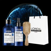 [가는 모발용 케어 세트] 로레알 프로페셔널 세리옥실 덴시파잉 샴푸 300ML + 세리옥실 덴서 세럼 90ML 추석세트 ( )