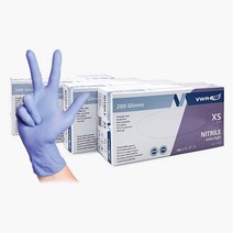 (유럽기준)VWR 니트릴장갑 100매/200매 NITRILE GLOVE 엑스트라 라이트/의료 식품 실험용 장갑, 니트릴글러브 100매 S(스몰)